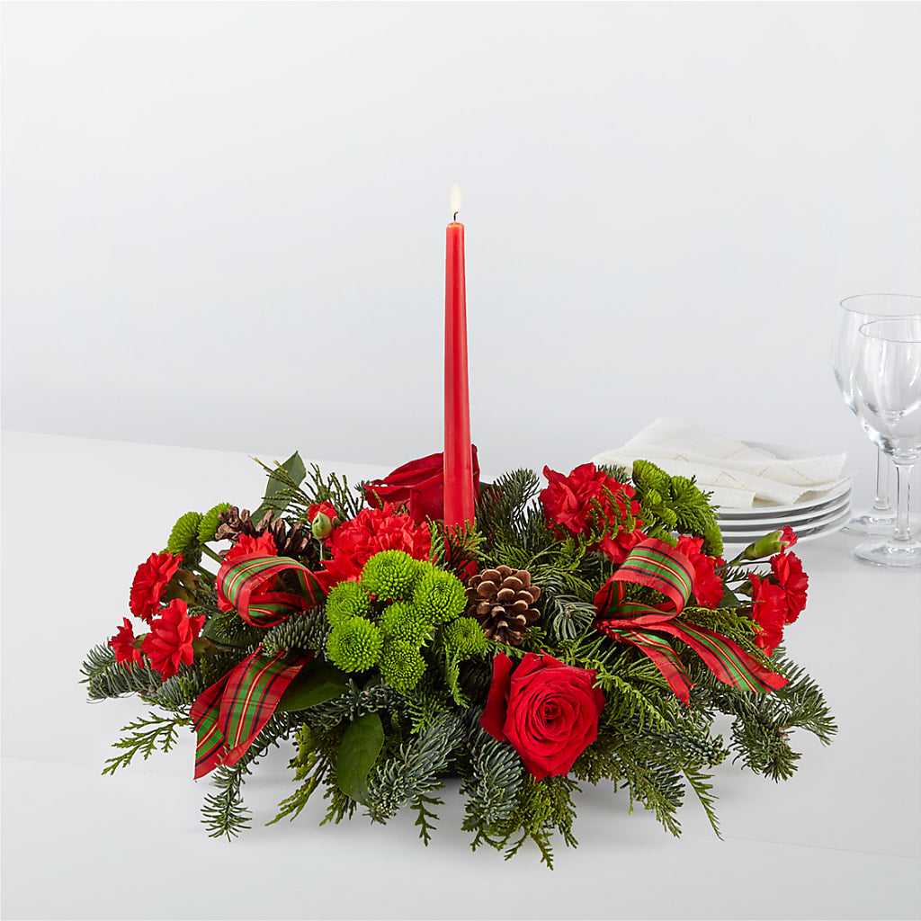 By the Candlelight Centerpiece – Flowersdirect.net, Tontitown AR