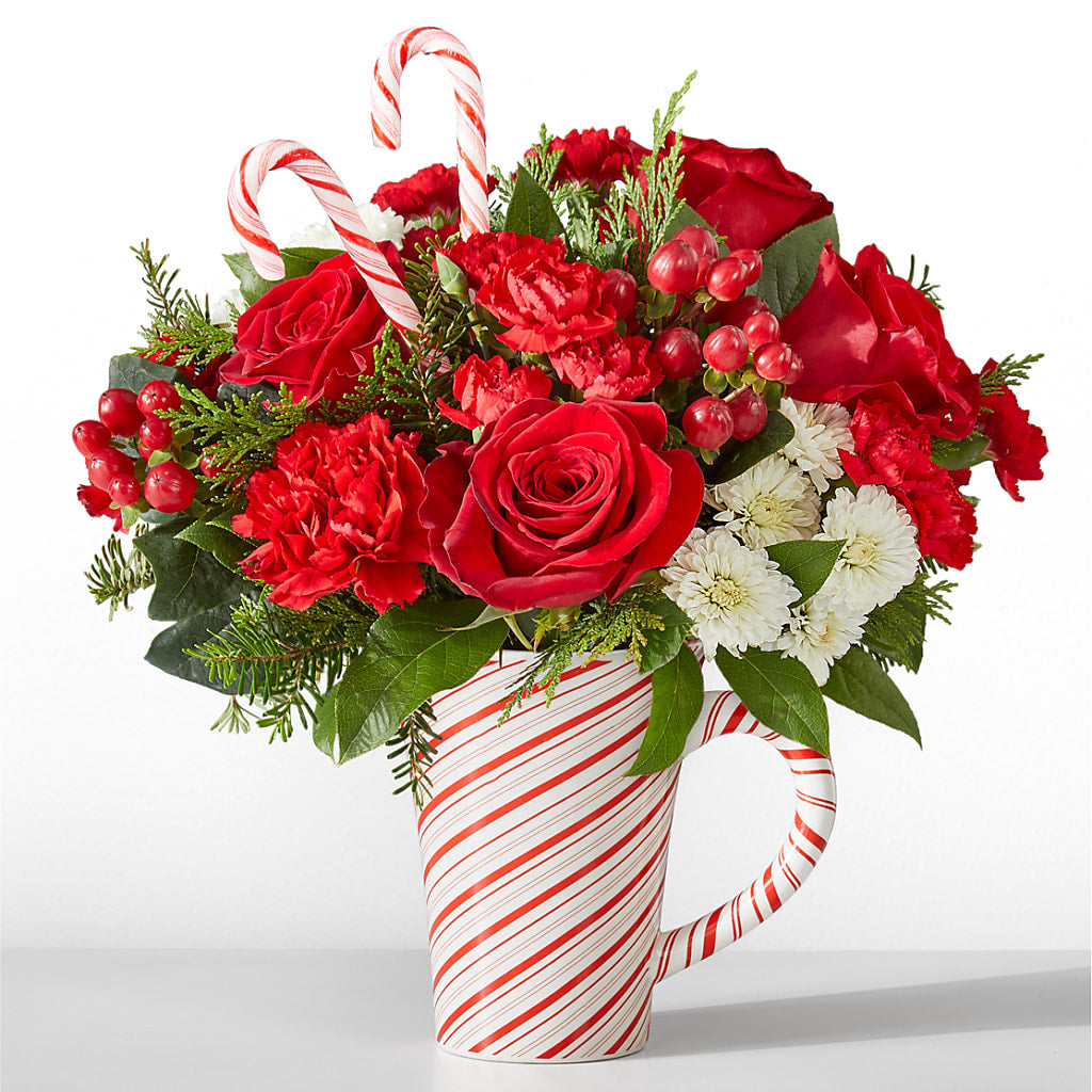 Peppermint Swirl Mug – Flowersdirect.net, Tontitown AR