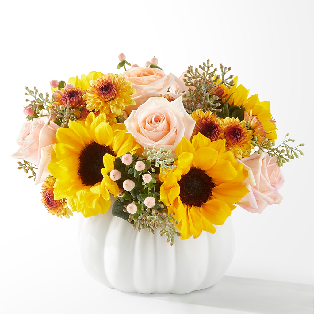 Pumpkin to Talk About Bouquet – Flowersdirect.net, Tontitown AR