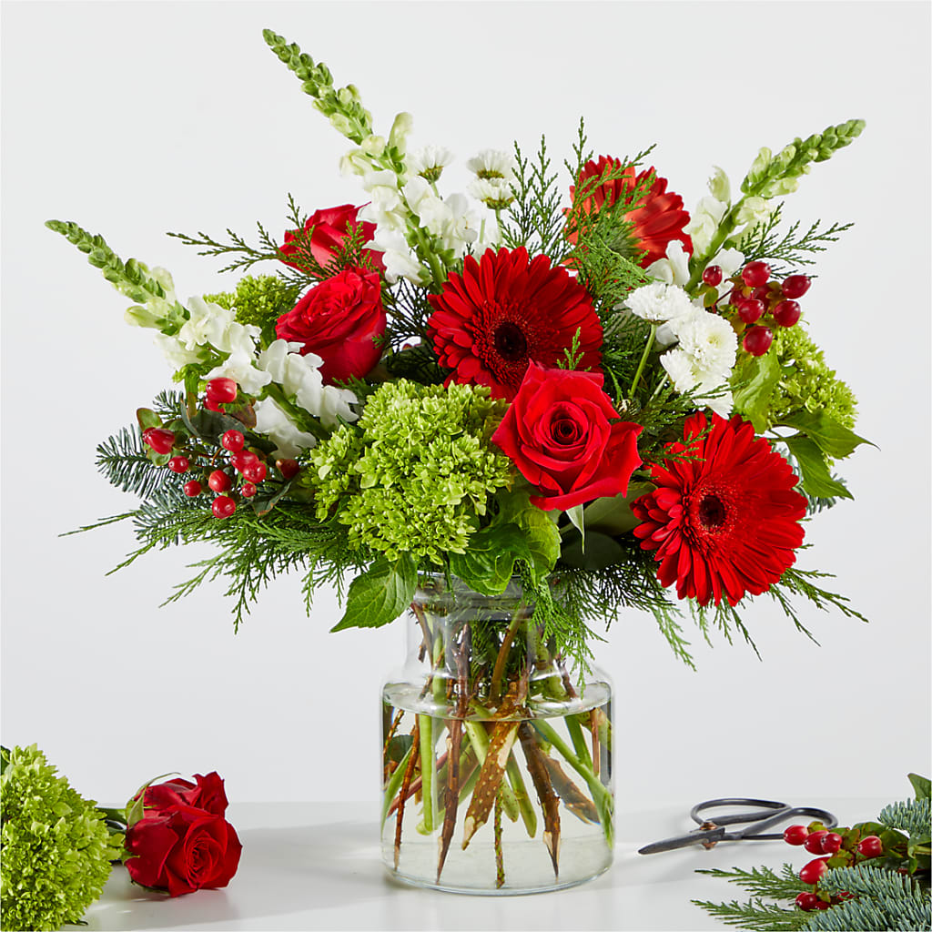 Merry Moment Bouquet – A Florist Original – Flowersdirect.net, Tontitown AR