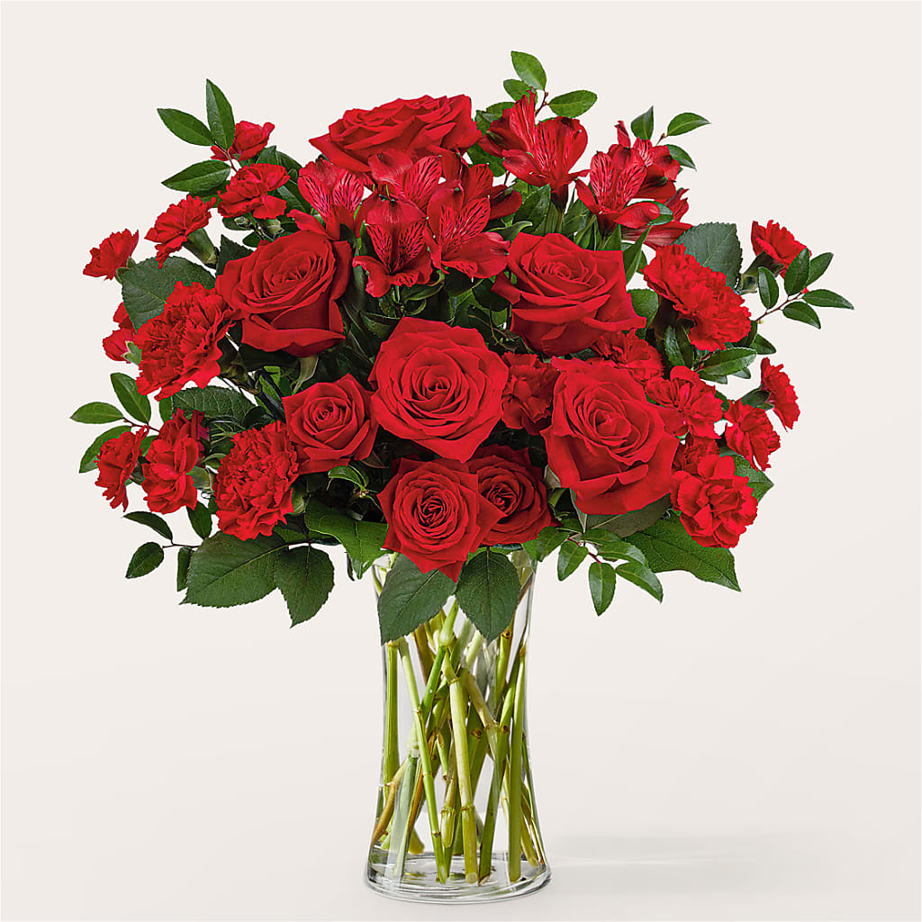 Brilliant Ruby Bouquet – Flowersdirect.net, Tontitown AR
