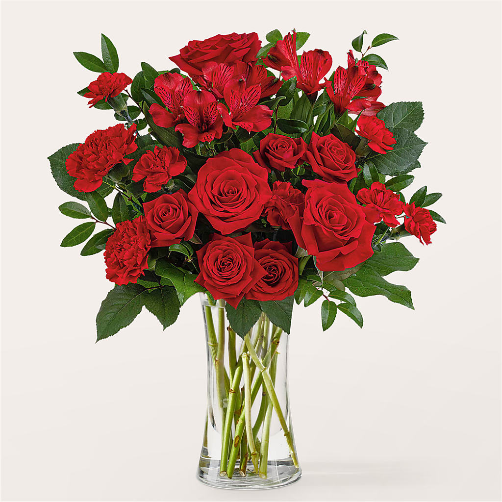 Brilliant Ruby Bouquet – Flowersdirect.net, Tontitown AR