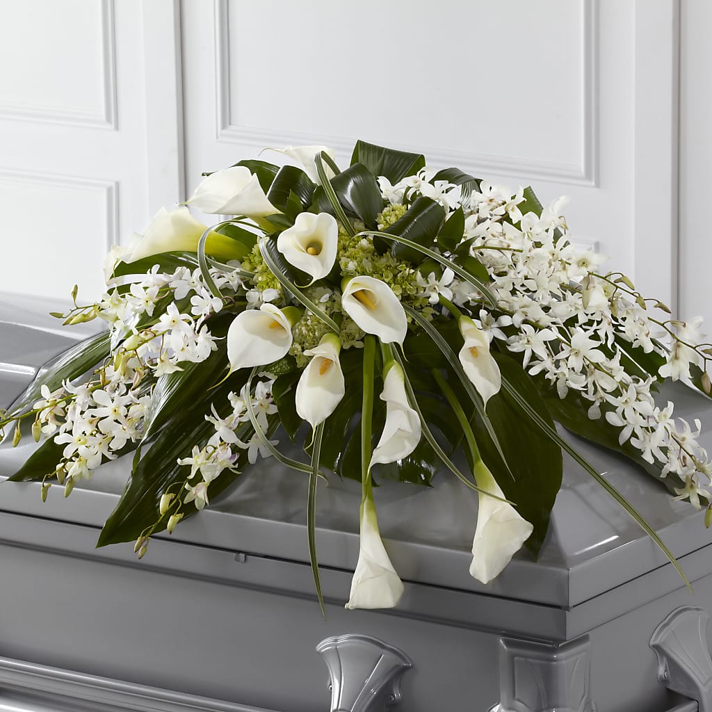 Angel Wings Casket Spray – Flowersdirect.net, Tontitown AR