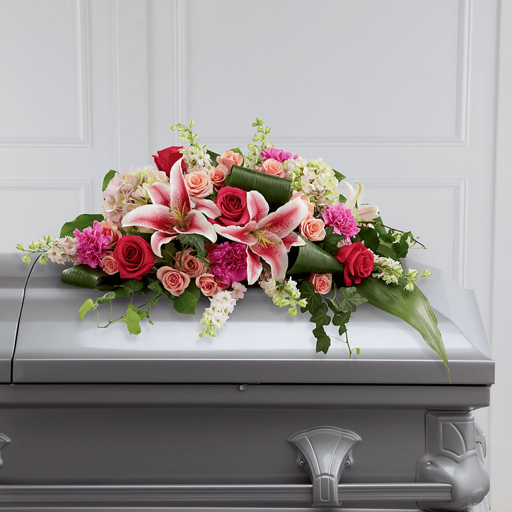 Splendid Grace Casket Spray – Flowersdirect.net, Tontitown AR