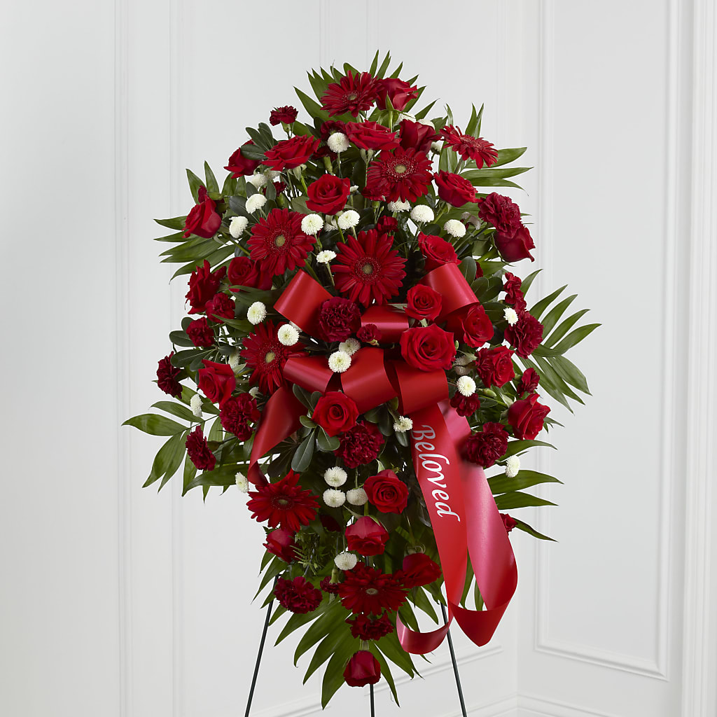 Treasured Memories Standing Spray – Flowersdirect.net, Tontitown AR