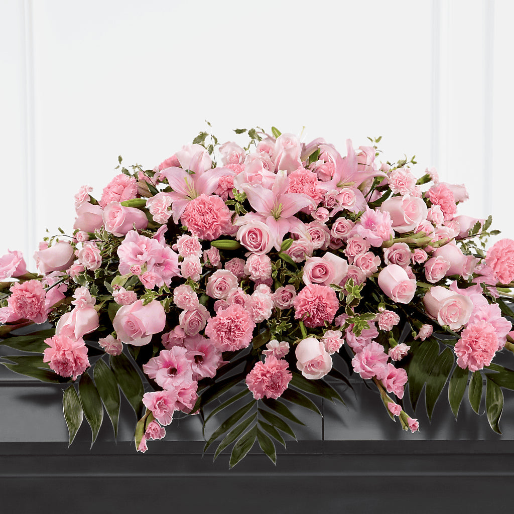 Garden of Comfort Casket Spray (Standard) – Flowersdirect.net, Tontitown AR