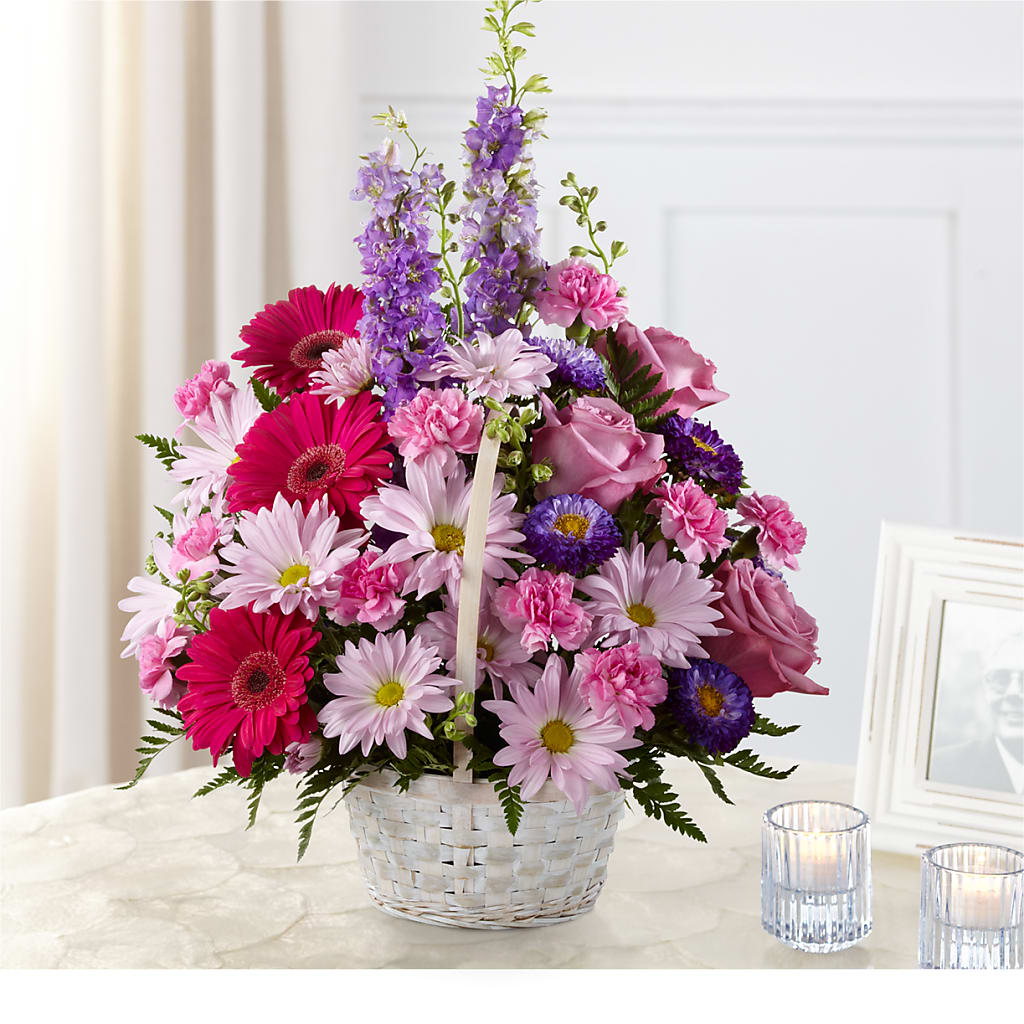 Pastel Peace Basket – Flowersdirect.net, Tontitown AR