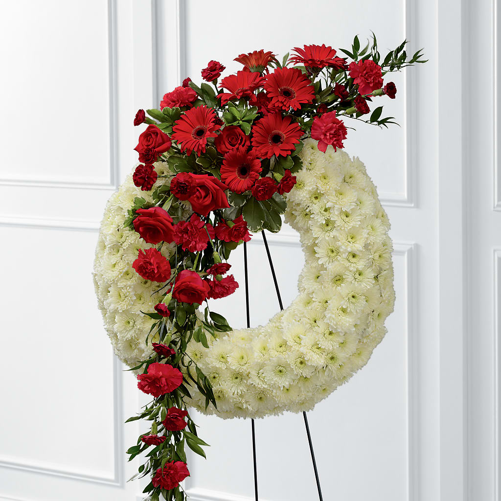 Graceful Tribute Wreath – Flowersdirect.net, Tontitown AR