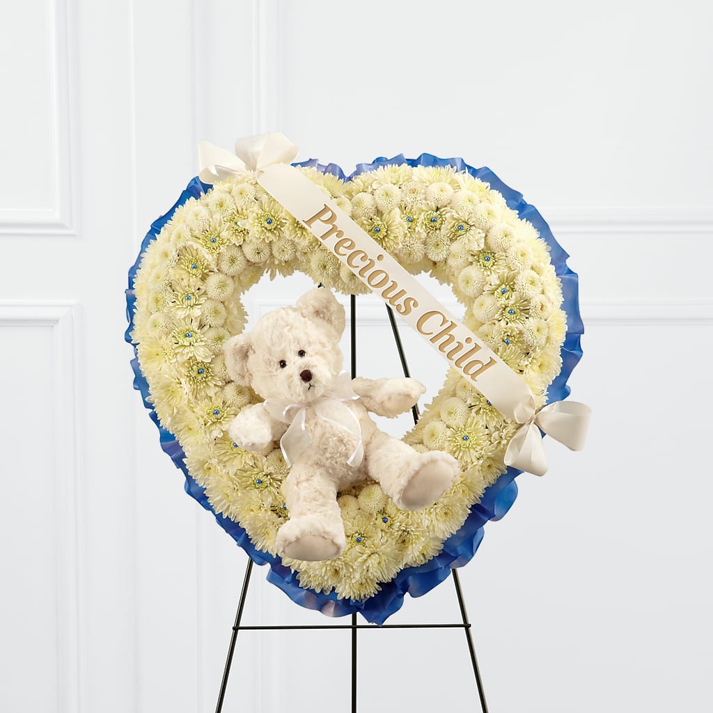 Precious Child Standing Heart – Flowersdirect.net, Tontitown AR