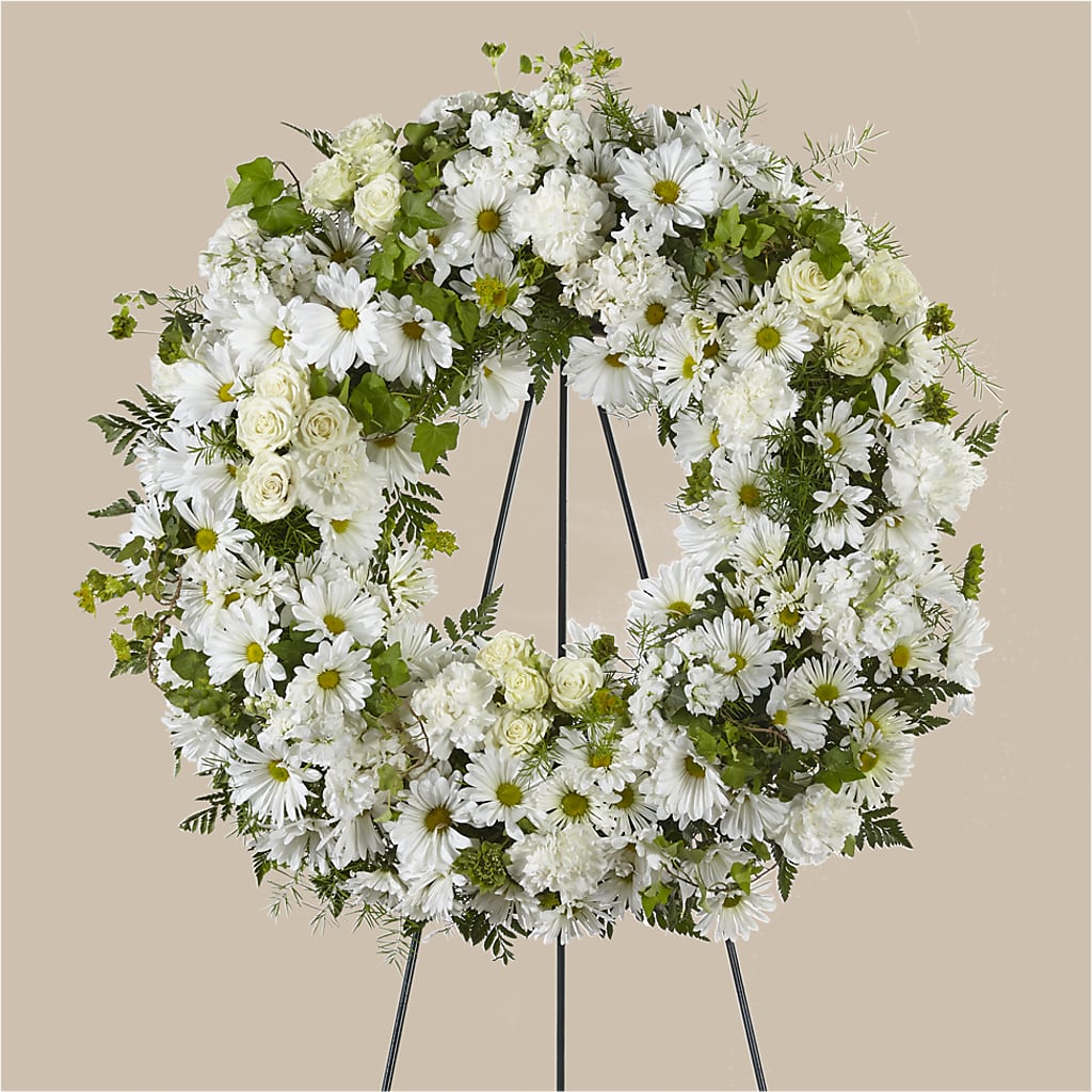 Faithful Wishes Wreath – Flowersdirect.net, Tontitown AR
