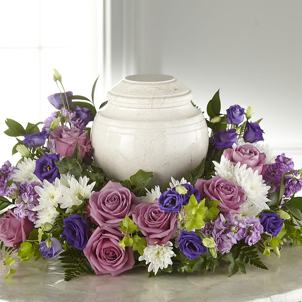 Blooming Sympathy Cremation Adornment – Flowersdirect.net, Tontitown AR