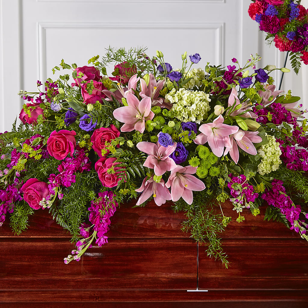 Radiant Tribute Casket Spray – Flowersdirect.net, Tontitown AR
