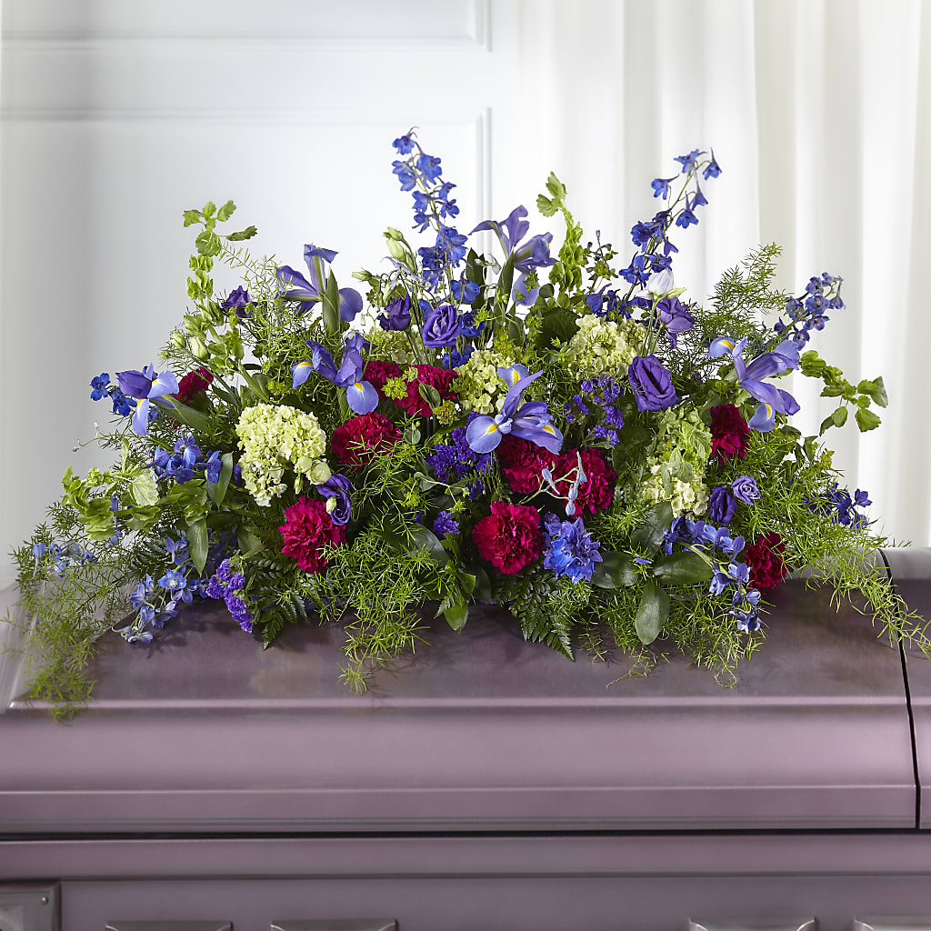 Always Treasured Casket Spray – Flowersdirect.net, Tontitown AR