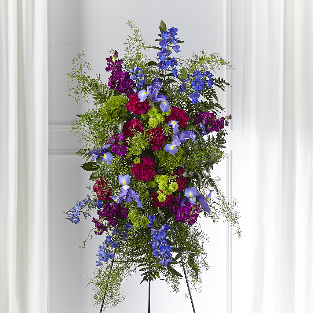 Heavenly Skies Standing Spray – Flowersdirect.net, Tontitown AR