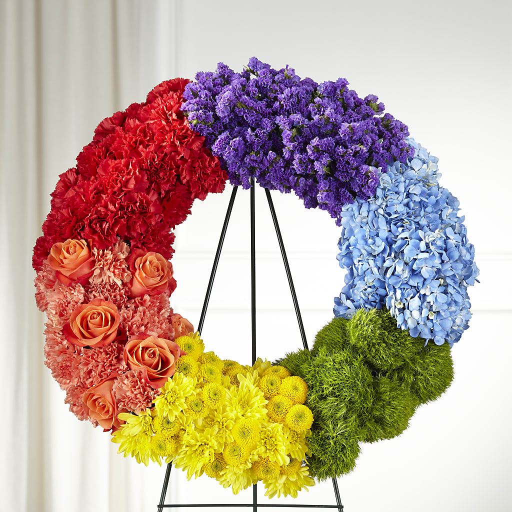 Circle of Love Wreath – Flowersdirect.net, Tontitown AR