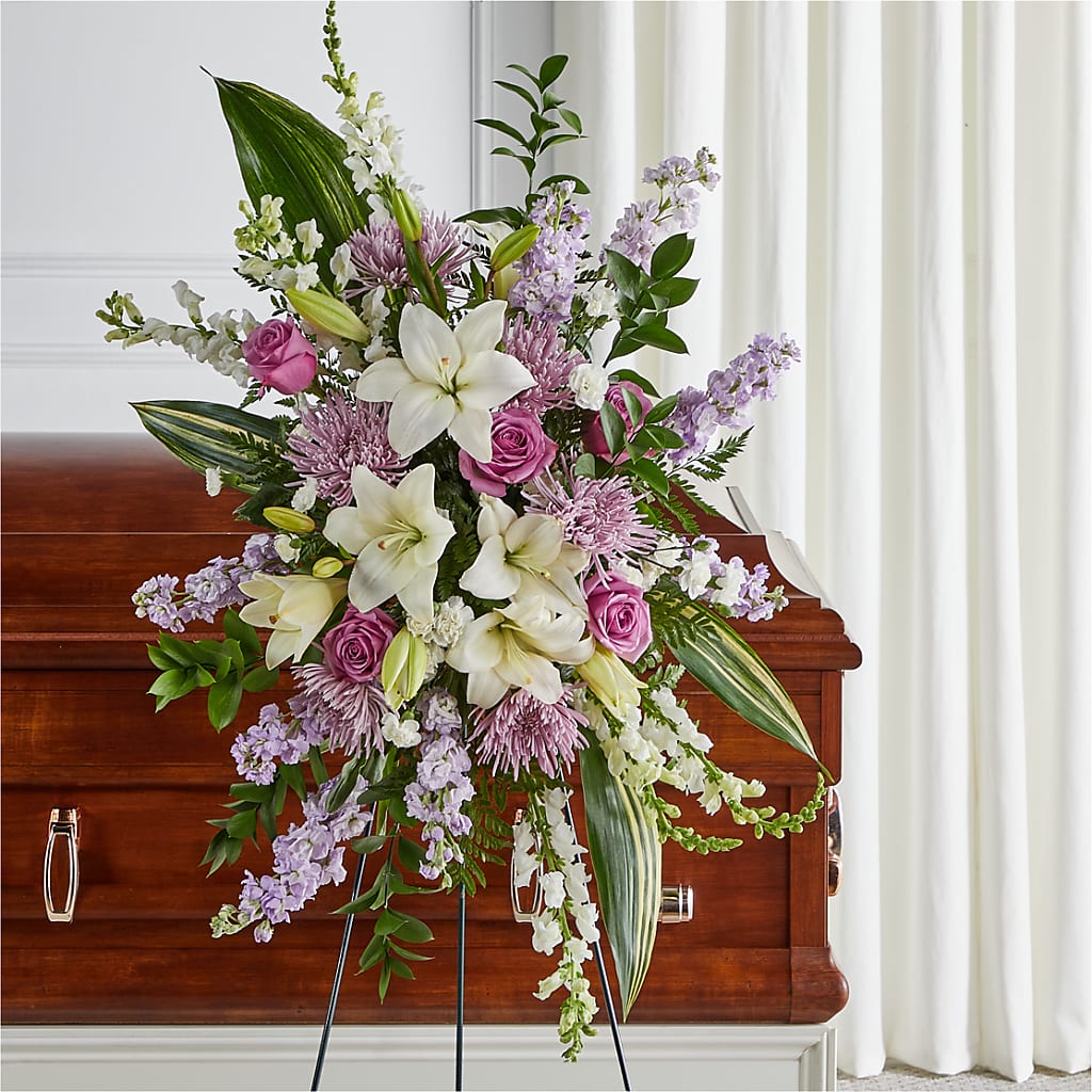 Grateful Hearts Standing Spray – Flowersdirect.net, Tontitown AR
