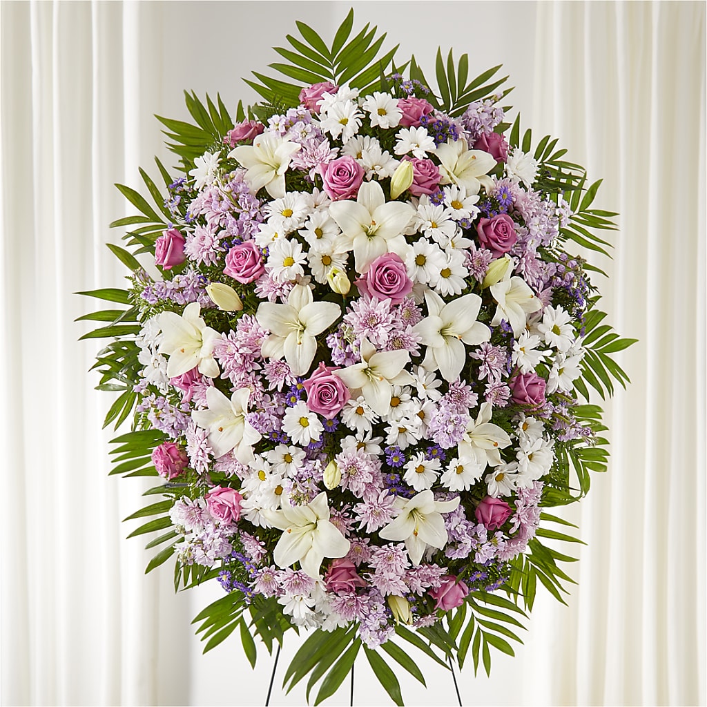 Surrounded by Love Standing Spray – Flowersdirect.net, Tontitown AR