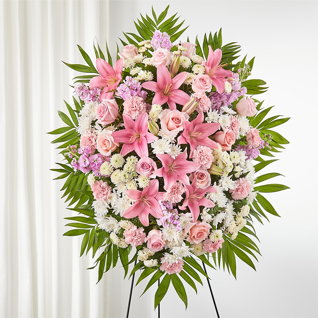 Offering Solace Standing Spray – Flowersdirect.net, Tontitown AR