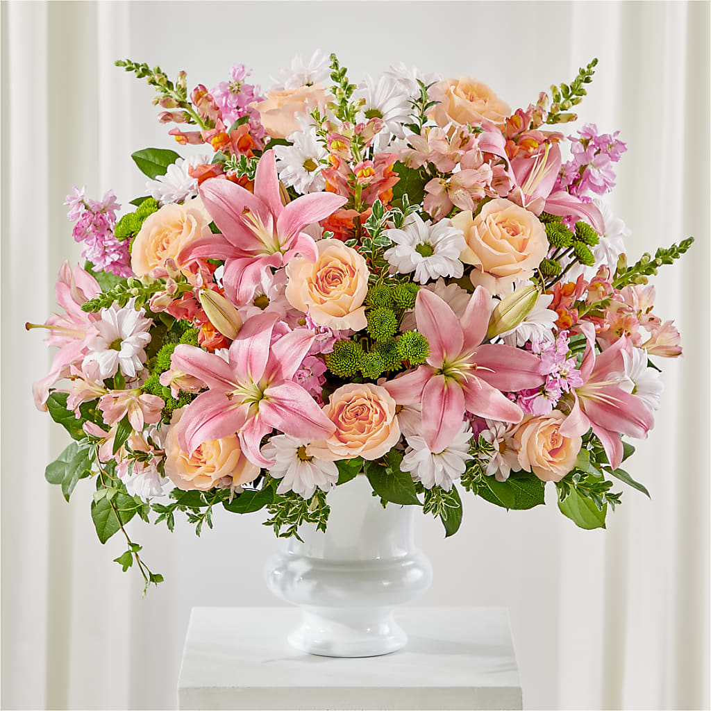 Heartfelt Gesture Urn Arrangement – Flowersdirect.net, Tontitown AR