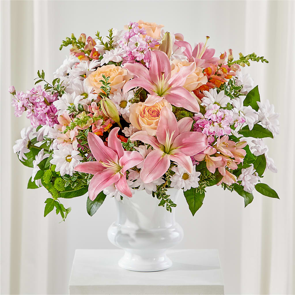 Heartfelt Gesture Urn Arrangement – Flowersdirect.net, Tontitown AR