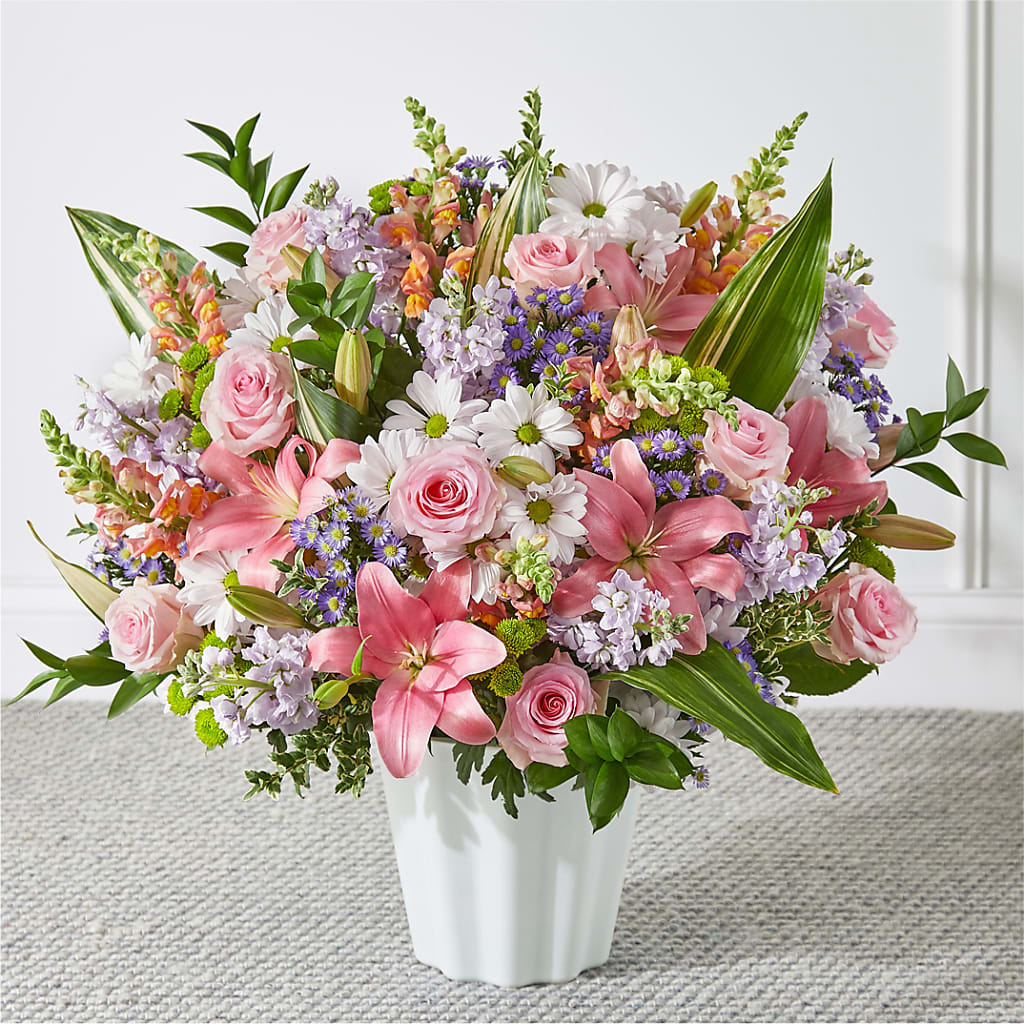 Abundant Compassion Floor Basket – Flowersdirect.net, Tontitown AR
