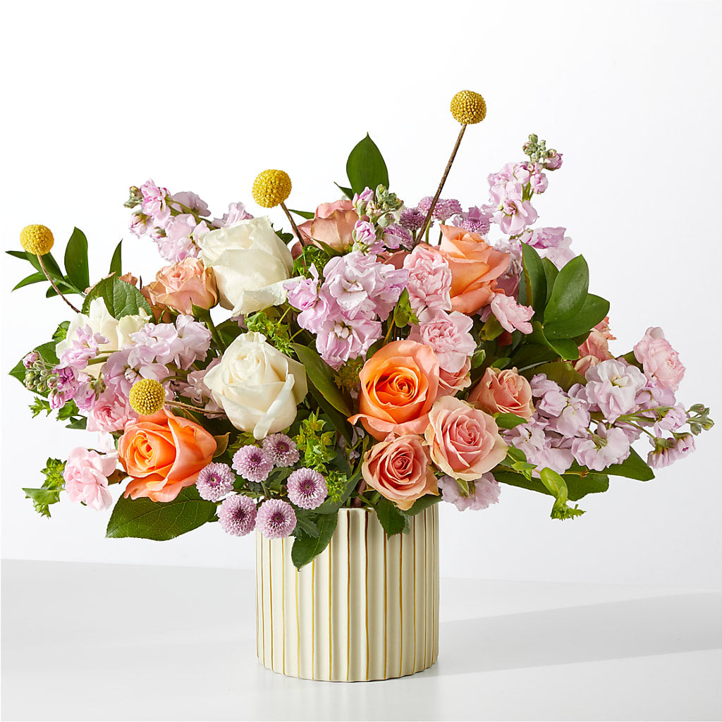French Market Bouquet with Ivory Vase – Flowersdirect.net, Tontitown AR