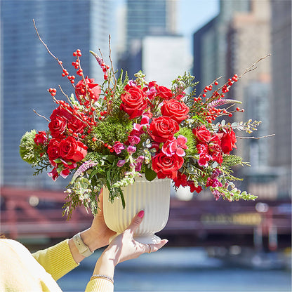 Big Red Bow Bouquet –  Flowersdirect.net, Tontitown AR