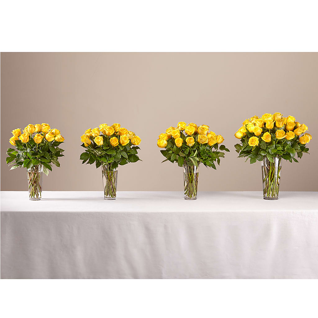 Long Stem Yellow Rose Bouquet –  Flowersdirect.net, Tontitown AR