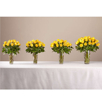 Long Stem Yellow Rose Bouquet –  Flowersdirect.net, Tontitown AR