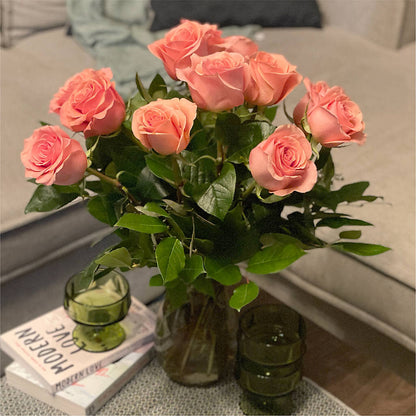 Long Stem Pink Rose Bouquet –  Flowersdirect.net, Tontitown AR