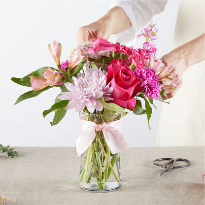 Pink Ribbon - A Florist Original –  Flowersdirect.net, Tontitown AR