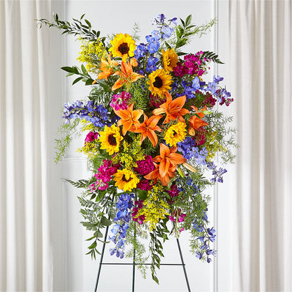 Sunlit Memories Standing Spray (Standard) –  Flowersdirect.net, Tontitown AR