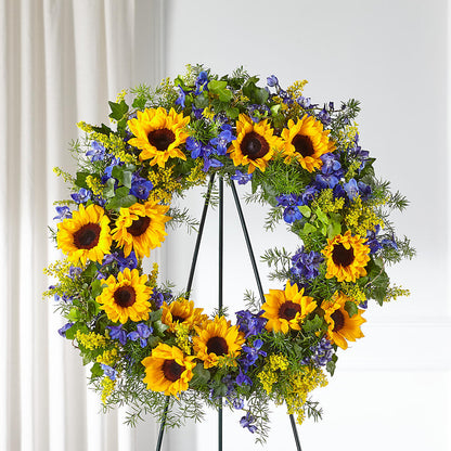 Bright Rays Wreath –  Flowersdirect.net, Tontitown AR