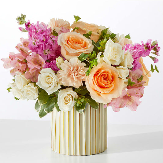 Paradise Bouquet with Ivory Vase –  Flowersdirect.net, Tontitown AR