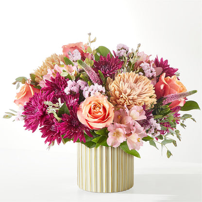 Berry Cobbler Bouquet with Ivory Vase –  Flowersdirect.net, Tontitown AR