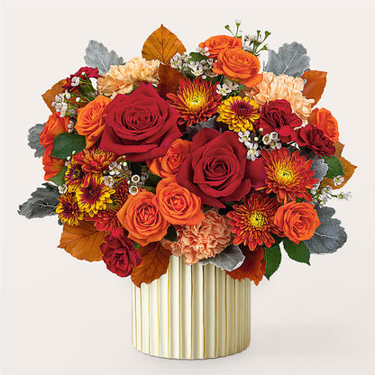 Merlot Bouquet with Ivory Vase –  Flowersdirect.net, Tontitown AR