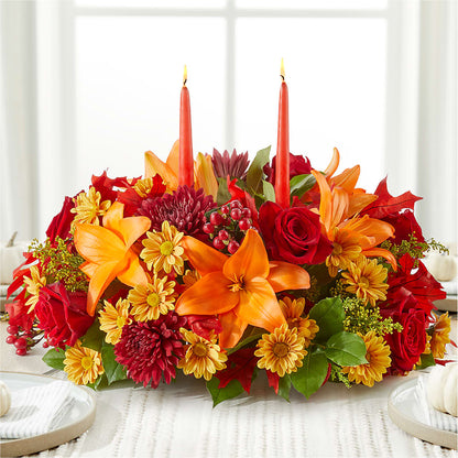 Autumn's Embrace Centerpiece –  Flowersdirect.net, Tontitown AR